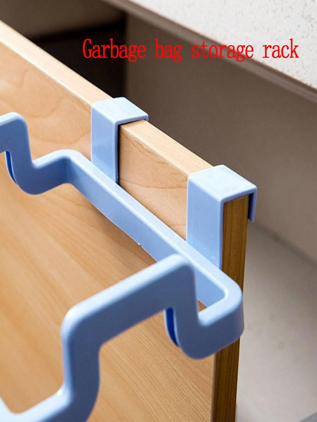 Pink Single Kitchen Hanging Door Trash Rack Back Door Garbage