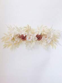 1pc Wedding Arch Flower Decoration, Artificial Flowers For Wedding Arch Ceremony Sign, Wedding Chair, Festival And Party Decor Accessories, Wedding Supplies, Valentine Day, Gift Gifts Birthday Graduation