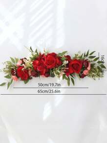 1pc Wedding Arch Flower Decoration, Artificial Flowers For Wedding Arch Ceremony Sign, Wedding Chair, Festival And Party Decor Accessories, Wedding Supplies, Valentine Day, Gift Gifts Birthday Graduation