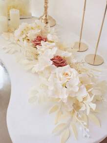 1pc Wedding Arch Flower Decoration, Artificial Flowers For Wedding Arch Ceremony Sign, Wedding Chair, Festival And Party Decor Accessories, Wedding Supplies, Valentine Day, Gift Gifts Birthday Graduation