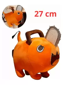 Peluche Pochita Hombre Motosierra Suave Al Tacto Muñeco - Naranja - Ver 1