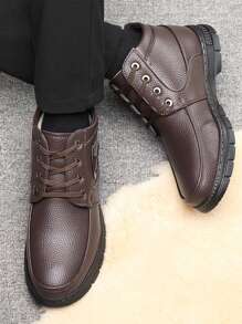 Botas De Motocicleta Para Hombres - Marrón - Ver 7