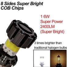 Heyword Super Bright & Effective Cooling System Motorcycle White Light