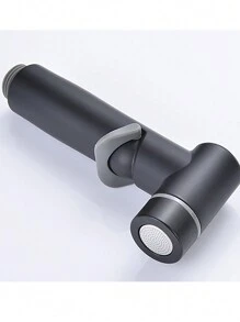 Black Bidet Faucet Wall Bracket Hose Handheld Bidet Spray Shower Toilet Bathroom Cloth Diaper Sprayer Nozzle Self Cleaning - Black - View 3