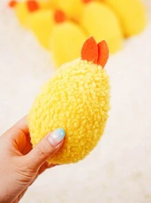 1 Pieza Juguete De Camarón De Peluche Para Mascotas Con Sonido, Solo Para Mascotas - Amarillo - Ver 6