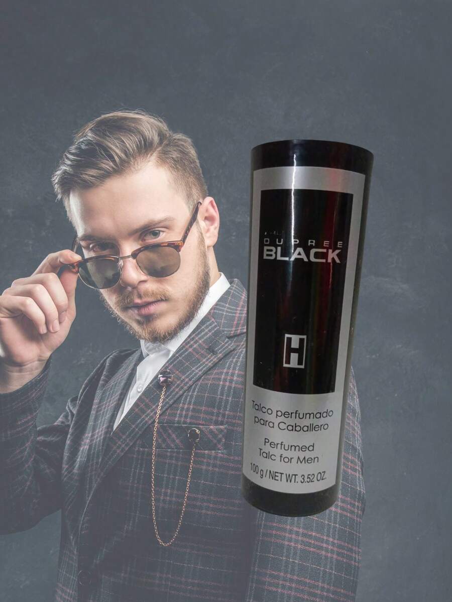 Talco con aroma para caballeros, uso corporal 100g Armand Dupree - Negro - Ver 1