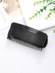1pc Lược chải tóc giả thời trang làm tăng độ cao tự nhiên cho tóc giả, thích hợp cho việc tạo kiểu tóc hàng ngày - màu đen - Xem 3
