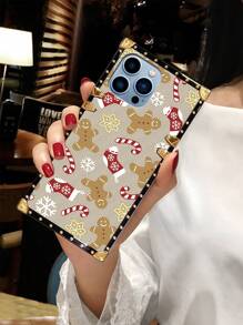 1 X Christmas Style Sock Pattern Phone Case Compatible With Iphone 14promax