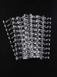 200片/包 美甲贴片 亚克力美甲沙龙 UV凝胶展示假贴片颜色贴纸图表调色盘 美甲练习工具，美甲用品，美甲工具，美甲艺术工具，返校季，美甲，美甲工具（适用于按压式美甲贴片） - 無色 - 查看 5