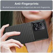 Ốp lưng điện thoại chống trượt và rơi, bảo vệ chắc chắn, tương thích với Redmi Note 10T 5G/Note 10S/Note 10 Pro Max 4G/Note 10 Pro/Note 10 Lite - màu đen - Xem 5