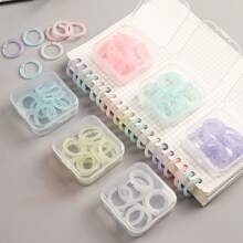 Colorful Plastic Single-hole Loose-leaf Ring Binding Ring Goo Buckle Removable Buckle Ring - Green - View 1
