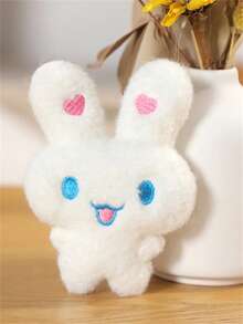 圣诞礼物可爱兔子毛绒公仔兔子玩偶吊坠，送给情侣、家人、朋友、圣诞节的小礼物