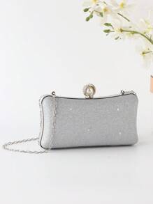 女士鑽石裝飾晚宴包,適用於婚禮,派對,手提袋,斜跨包