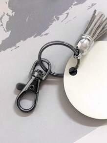 24入組旋轉龍頭鉤及鑰匙環,適用於鑰匙、珠寶、diy工藝(含12個繩索端鉤和12個鑰匙扣) - 槍黑色 - 查看 5