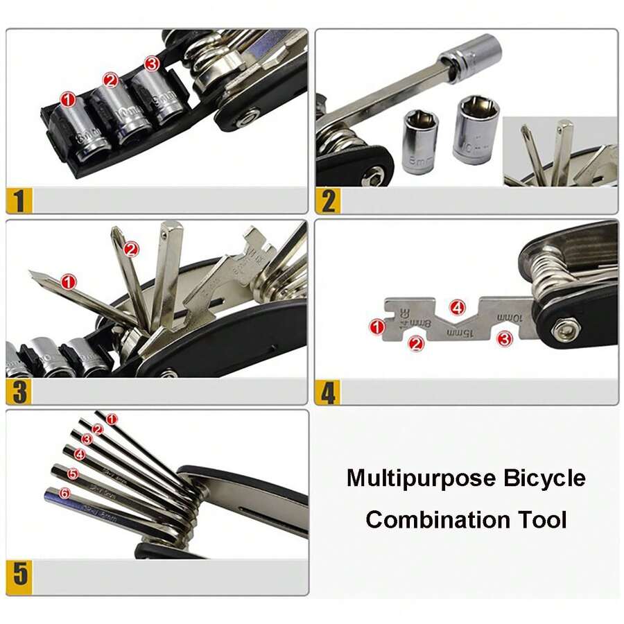 1 Llave Allen Con Llave Hexagonal, Adecuada Para Uso Diario - Plateado - Ver 1
