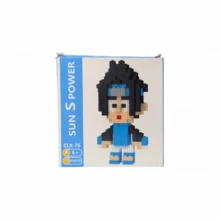 1 juego de bloques de construcción en miniatura, figura de Sasuke Shippuden para ensamblar, decoración de habitación - Multicolor - Ver 4