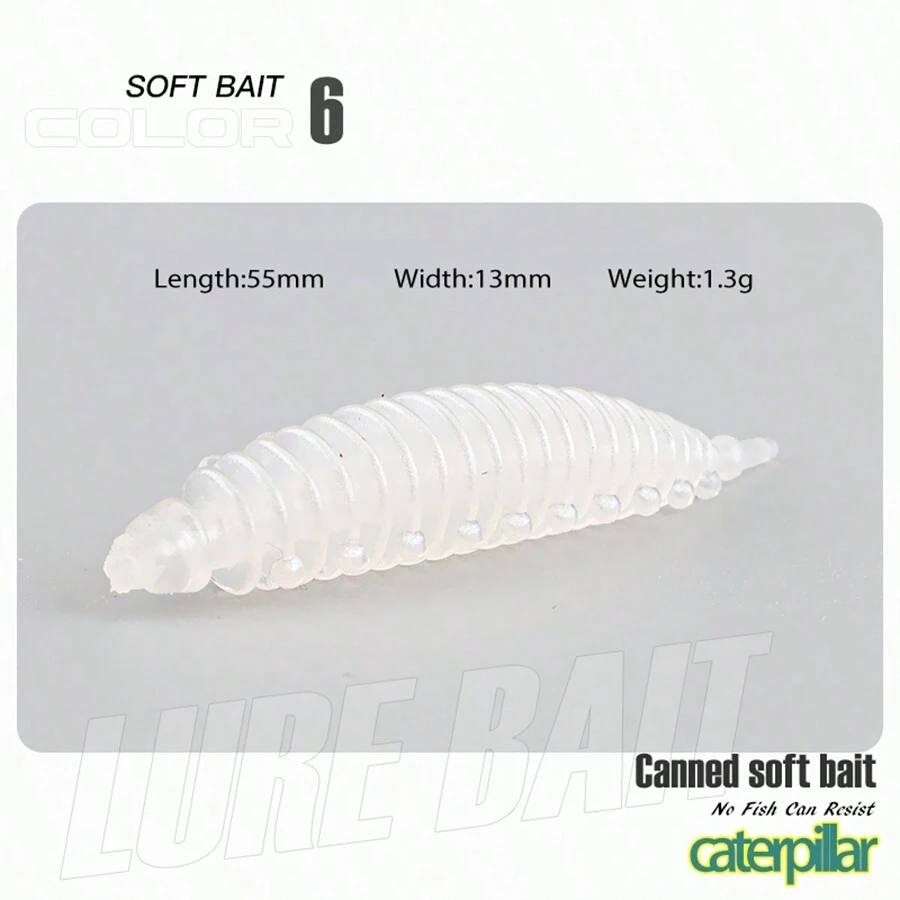Caterpillar Soft Bait - White | SHEIN USA