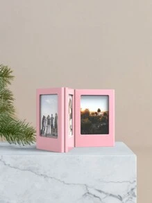 Universal 3-inch Magnetic Film Photo Frame Creative DIY Versatile Combination Plastic Photo Frame - Dusty Pink - View 2