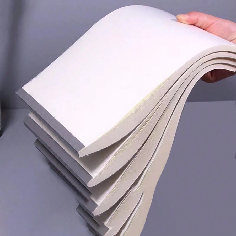 1張空白草稿紙,厚重b5大尺寸學生碩士研究生入學考試眼部保護數學筆記計算草稿紙 - 白色 - 查看 1