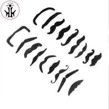 Fake Beard, Male Goatee, Simulated Makeup Beard, Film And Television Prop Beard, Self-adhesive Beard, Mustache - Black - View 1