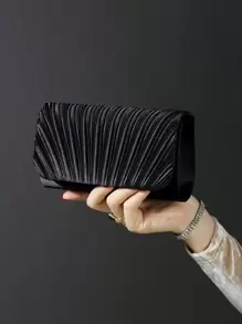 Bolso clutch de sobre brillante, elegante, y casual, un bolso encantador, lujoso y exquisito con cadena cuadrada que se adapta a mujeres, estudiantes, trabajadores de oficina, y como bolso de noche, billeteras, y bolsos de mano para novias. Adecuado para bodas, fiestas de cumpleaños de mujeres, bailes y banquetes. El mejor regalo para mujeres