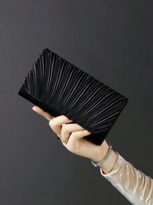 Bolso clutch de sobre brillante, elegante, y casual, un bolso encantador, lujoso y exquisito con cadena cuadrada que se adapta a mujeres, estudiantes, trabajadores de oficina, y como bolso de noche, billeteras, y bolsos de mano para novias. Adecuado para bodas, fiestas de cumpleaños de mujeres, bailes y banquetes. El mejor regalo para mujeres