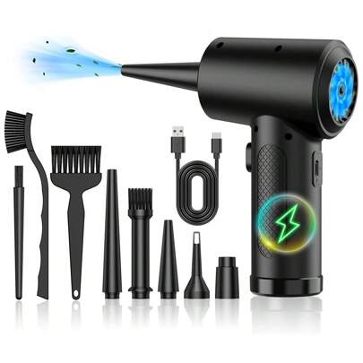 New Model Private Mould Electric Air Blower, Dust Removal With Wireless Portable Carrying Design, Suitable For Computers, Keyboards, And Outdoor Usage