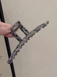 3 件/套金色金属设计发夹，大号发夹，头饰发夹，新品上市，设计独特，字母细节