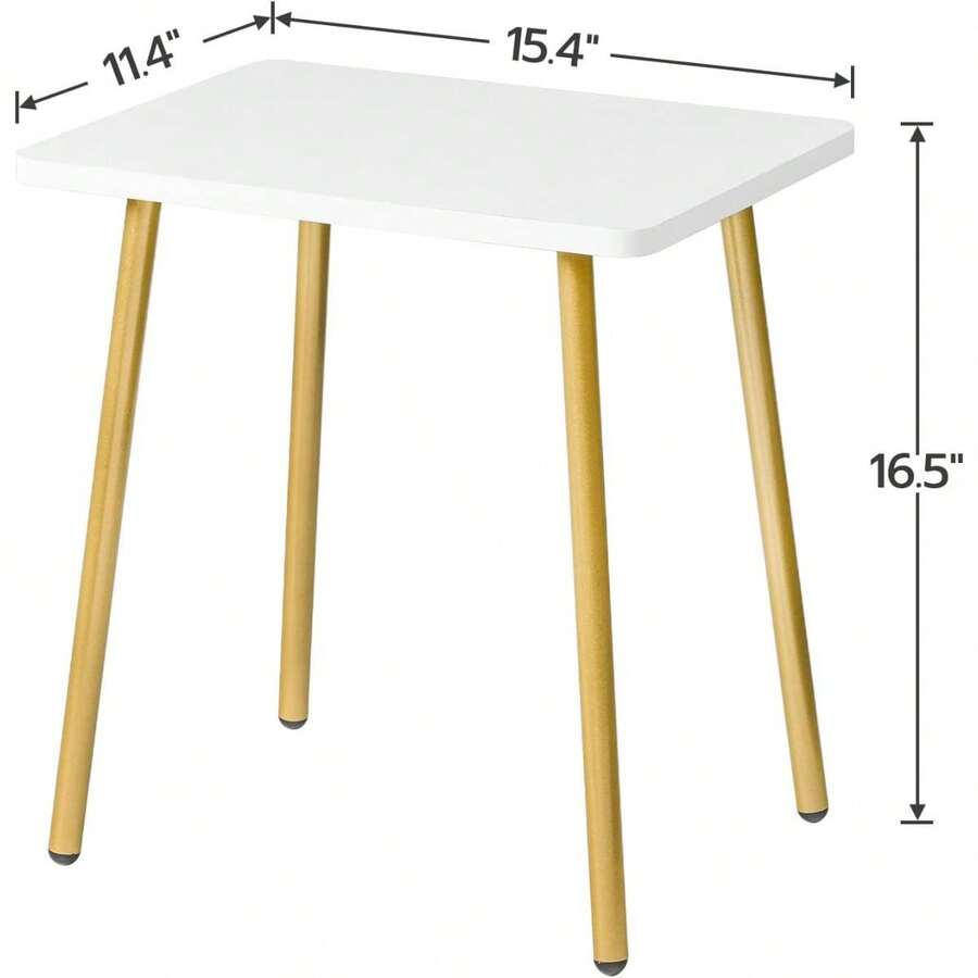 Side Tables Set of 2, Small Accent Table End Table for Small Spaces, Modern Minimalism