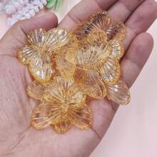 10 cái Thời trang Tinh tế Acrylic trong suốt Mặt dây chuyền con bướm Hạt DIY Thủ công Nguyên vật liệu Đối với Hoa tai Làm đồ trang sức - Hạt bướm/10 chiếc - Xem 13