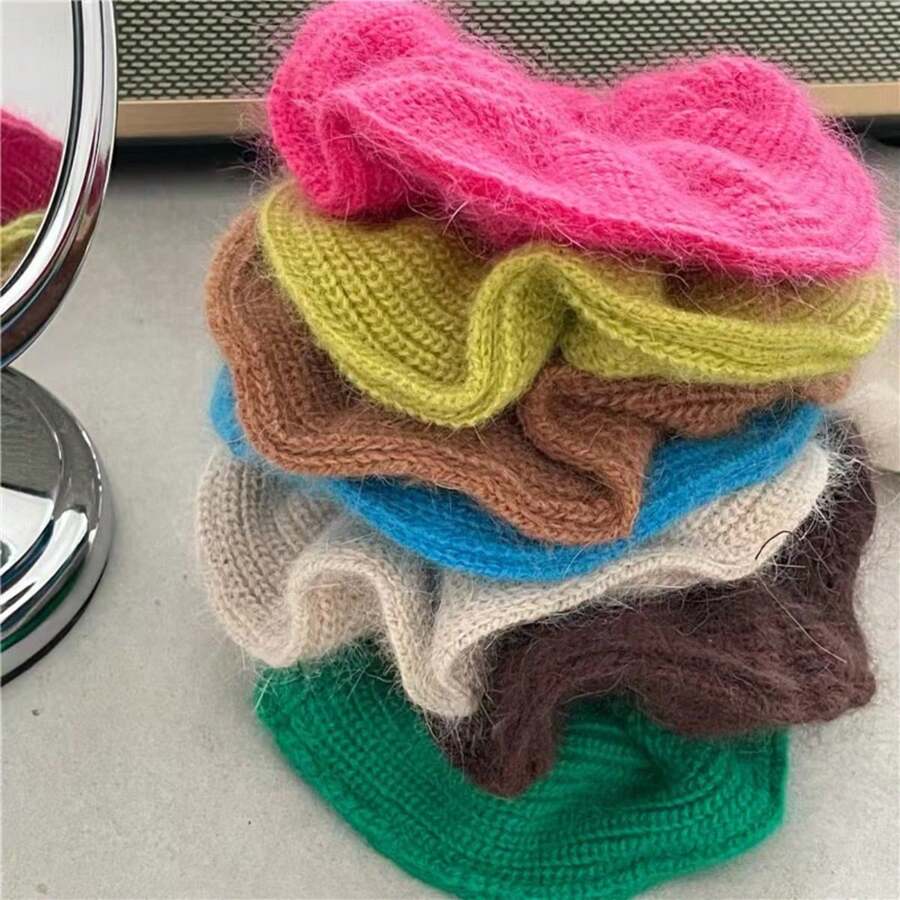 1入組女士超大虎毛針織發帶彈性馬尾夾,非常適合日常穿搭、校園風格,適用於假期、派對和舞蹈,可作為禮物贈送。