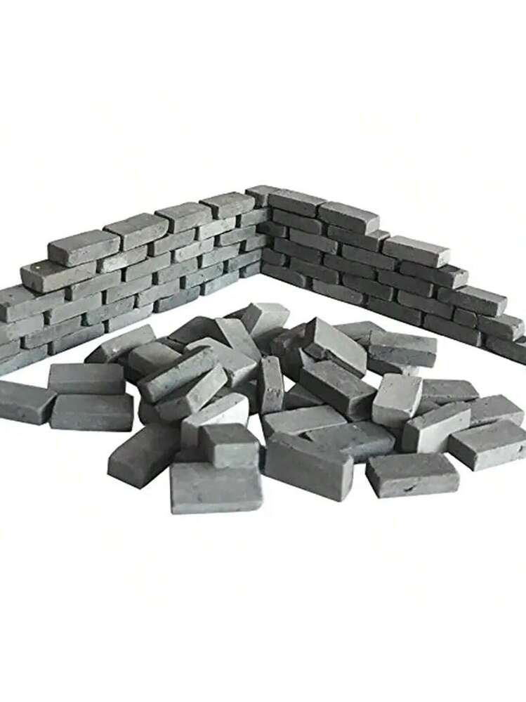 ALEA Mosaik Bakstenen, baksteen, 16x8x4mm, voor modelbouw. 500 echte bakstenen