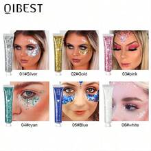 1pc Glitter Solid Color Eye Shadow Glitter Cream With Golden Shimmer For Highlighting Body &Face, Stage Makeup - Gold - View 10