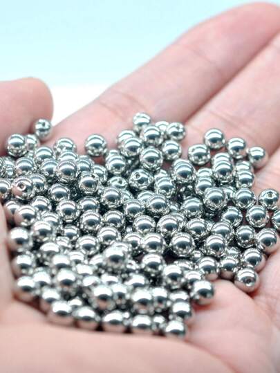 50 件替換球和槓鈴舌環零件 14 克 16 克不銹鋼身體飾品適用於 Diy