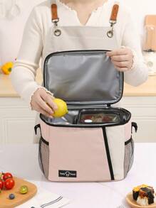 1pc Women Lunch Bags For Work/Insulated Adult Lunch Box For Women/Leakproof Cooler Lunch Tote Bag With Storage Pocket. Adjustable Shoulder Strap For Large Capacity Multifunctional For Outdoor Reusable Lunch Cooler Lunch Bag Work Picnic HikingPicnic BagInsulated Lunch BagPortableSchool Lunch Box Back To School School Supplies School Bag School Essentials College EssentialsWomanLunch Box Bag For Women Ladies