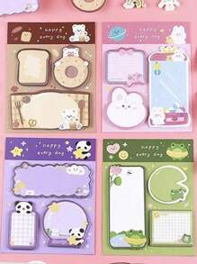 Cartoon Patterned Cute Sticky Notes Back To School