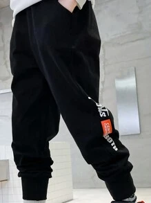 青少年男孩秋冬服飾，2023年新春秋冬運動褲，秋褲，保暖休閒褲