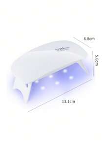美甲專用uv燈,迷你老鼠造型led指甲燈無黑化或刺激眼睛,附usb線,小型甲油烘幹機uv燈聚氣凝膠燈美甲機單指美甲燈,適用於出差或家居美甲工具,感恩節,情人節,生日,聖誕節禮物 - 白色 - 查看 7