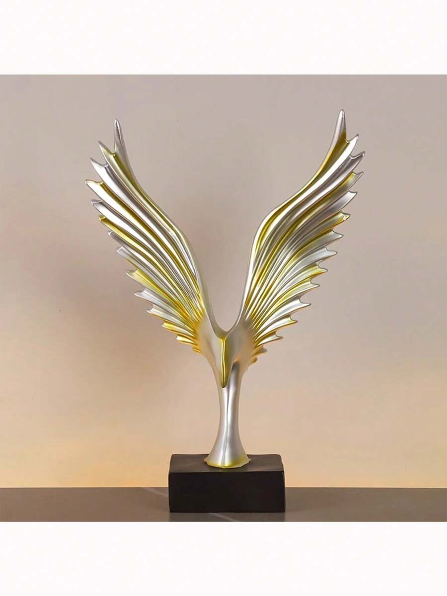 1pc Silver Eagle Ornament - Silver - View 1