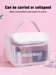 Letter Graphic Makeup Bag,Makeup Bag Makeup Pouch Skincare Bag Toiletry Bag Packing Cubes,Travel Essentials Cruise Essentials Dorm Essentials,Wedding Bridesmaid Gifts,Mom Gifts,Birthday Gifts,Gifts For Friends And Teachers,Home Decor,Bathroom Livingroom Bedroom Decor,Bathroom Organizer,Jewelry Organizer,Lip Oil Organizer,Nail Polish Organizer Storage Makeup Organizer Makeup Case,Gifts For Women,Christmas Gifts,Gift Ideas For Women