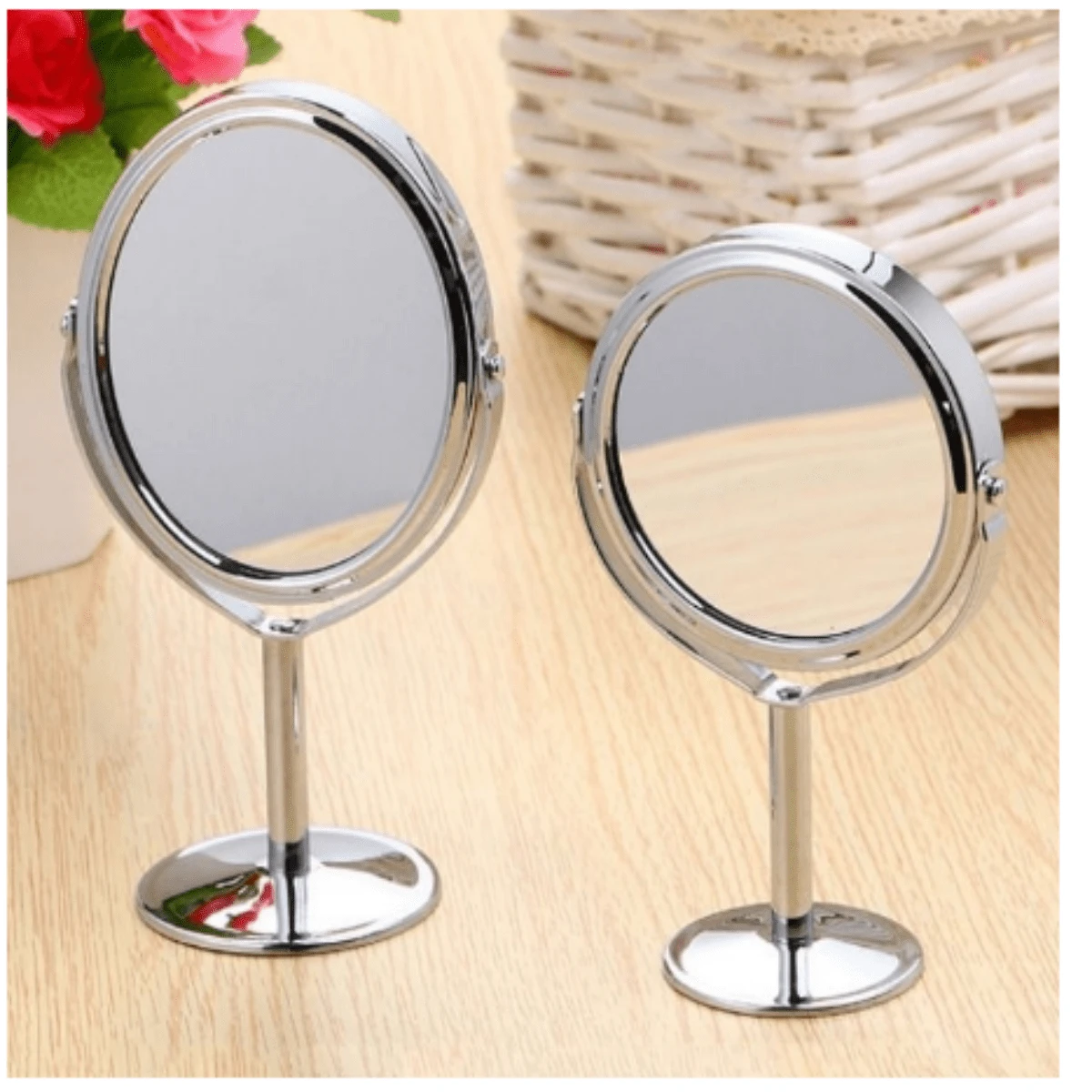 Miroir Grossissant De Poche Miniso Miroir De Courtoisie Ovale