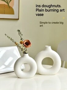 1 件現代藝術花瓶擺飾客廳插花電視櫃玄關酒櫃家居裝飾擺件