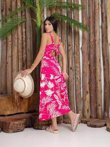Teen Girls Dresses - 玫紅色 - 查看 2