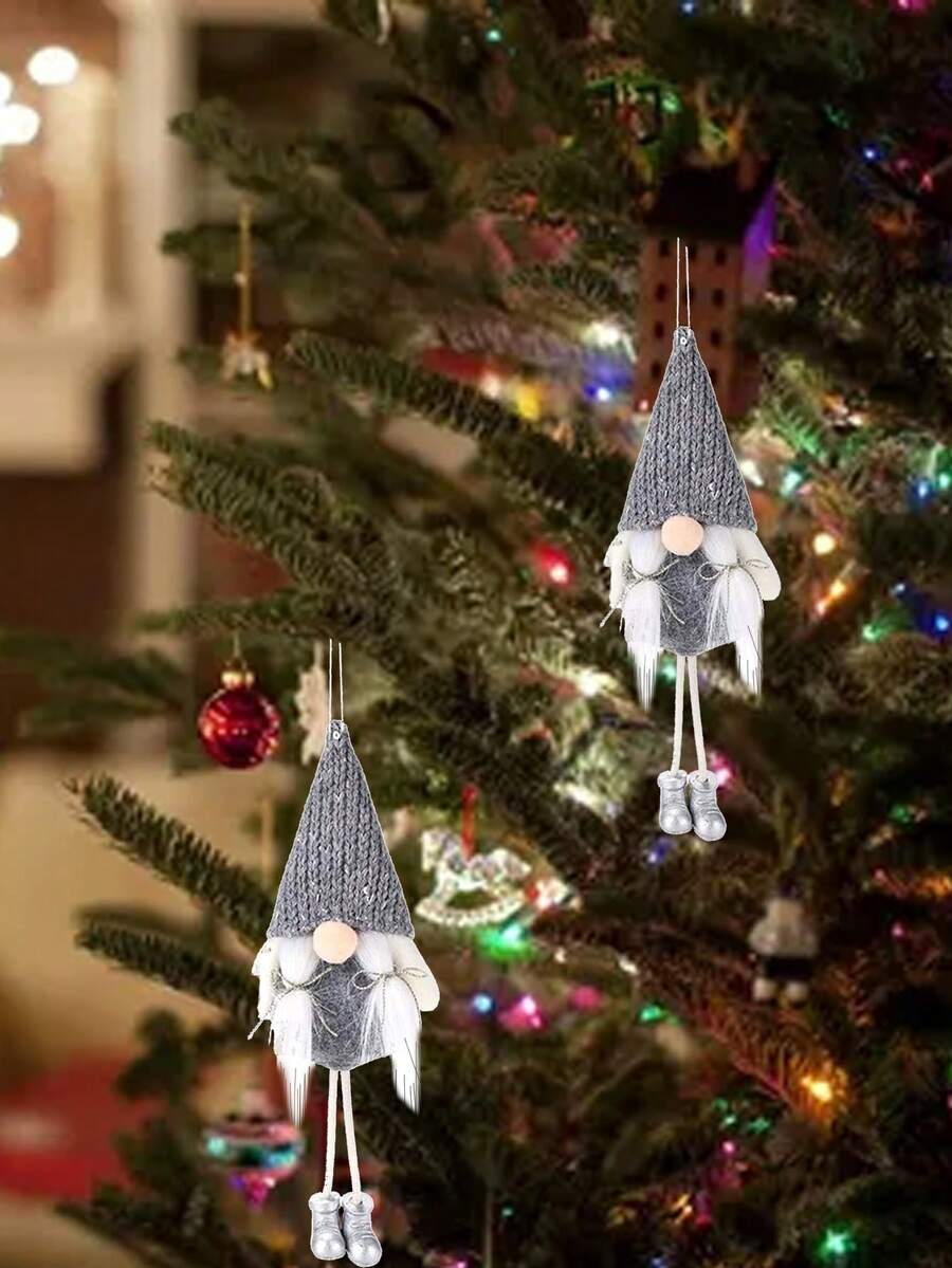 1入-創意娃娃聖誕裝飾掛件,創意禮物聖誕樹掛件