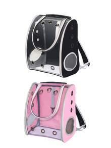 New Transparent Backpack, Black - Black - View 4