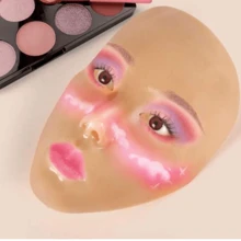 Maniquí Cabeza Para Practica De Pestañas, Microblading y Maquillaje - Multicolor - Ver 1