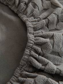 1入組四季通用絨面提花防滑拼接沙發套,適用於l形沙發和1/2/3/4座沙發,易於護理沙發護罩適用於有小孩和寵物的家庭 - 深灰色 - 查看 9