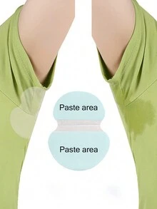 10 片固體腋下吸汗貼 - 白色 - 查看 2