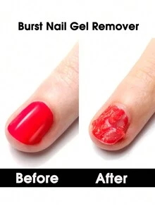 3入組專業美甲凝膠卸甲套裝,液體乳膠剝離帶,3-5分鐘快速卸妝魔力爆裂凝膠浸泡膠光甲指甲美甲 - 彩色 - 查看 5