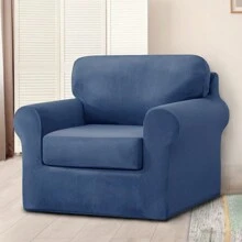 1/2/3 Seat Sofa Cover Velvet Stretch Couch Slipcover Protector + Cushion Cover Couch Chair Slipcover Sofa Protector